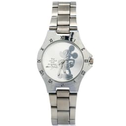 New Disney Mickey Mouse Minnie Gold Silver Watch Children's Boys Girls Watches Steel Students Quartz Adult Watch Birthday Gift