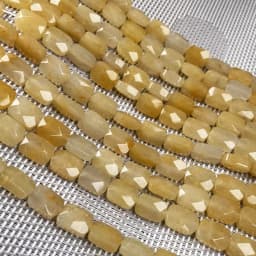 Natural Stone Crystal Agate Beaded Rectangle Faceted Turquoises Scattered Beads for Jewelry Making DIY Necklace Bracelet Gift