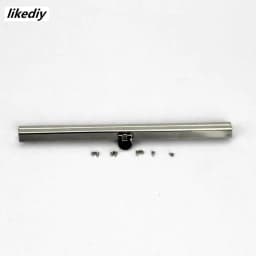 1 Piece 19 CM Silver Length Polished Metal Purse Frame Wallet Sewing Accessory