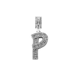 JINAO 2021 NEW Baguette Rectangular Zircon Letters Pendant High Quality Iced Out Charm AAA+CZ Necklace With 4mm Tennis Chain