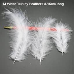50Pcs/Lot! White Ostrich Goose Pheasant Feathers for Crafts Chicken Turkey Feather Wedding Party Accessories Decoration Plumes