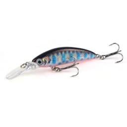 1pcs 6g/7cm Minnow Stream Fishing Lure Mini Trout Baits Small Whopper Vibrating Light Sinking Fish Crankbait Japan Winter Tackle