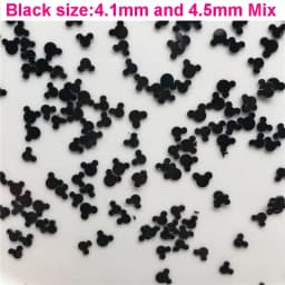 30g/Lot 4mm Mouse Head Loose Sequins Glitter Paillettes For DIY Nail Craft, Craft Making, Wedding Decoration Confetti Wholesale
