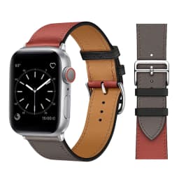 Leather strap For Apple watch band 44mm 45mm 49mm 41mm 40mm Accessorie wristband correa bracelet iWatch series 9 7 8 SE ultra 2