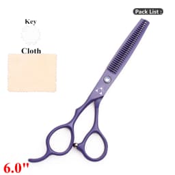 5.5 6.0 Hair Scissors For Left Hand Japan 440C Professional Hairdressing Barbers Cutting Set Thinning Shears Hairdresser B8001