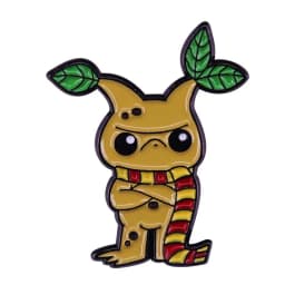 Wizarding school The Most Inclusive House Hufflepuff pinss magic Cat Mandrake Root Charms,Herbology,Potions-Spell Books brooch