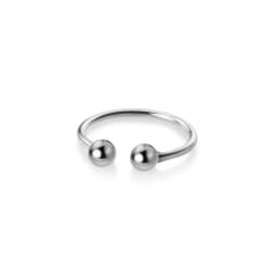 La Monada Bead Women Ring 925 Sterling Silver Minimalist Rings For Women 925 Silver Fine Jewerly Rings Woman Adjustable Open