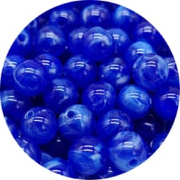 6 8 10 mm Imitation Stone Round Acrylic Beads Clouds Effect Garment Accessory