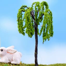 Mini Tree Fairy Garden Miniatures Micro Landscape Resin Crafts Bonsai Figurine Garden Terrarium Accessories Supply