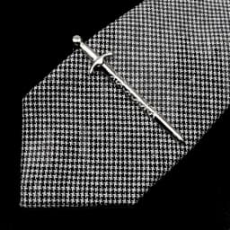 1 Piece Chrome Stainless Tie Clips Scissors Ax Car Owl Sword Hammer Shape Metal Tie Clip for Men Necktie Clips Pin For Mens Gift