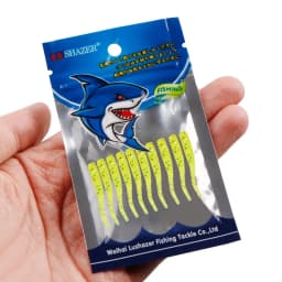 10pcs/lot Root Fishing Worm Soft Lure Artificial Silicone 0.3g/35mm Tail of needle Minnow Swimbait Jigging Pesca Bass Trout Bait