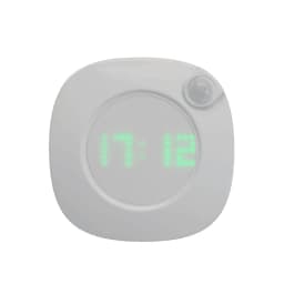 USB Rechargeable LED Night Lamp With Motion Sensor Clock Dimmable Bedside Light Indoor Decoration Light For Stairs Home Bedroom