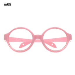 Colorful Mini Round Frame Glasses Eyewear Clear Lens Candy Color Eyeglasses Style For Bjd Blythe Plush Doll Accessory Gift