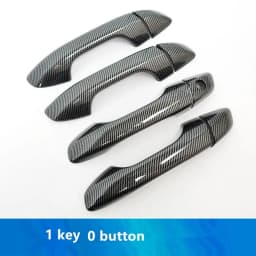 For Kia Sportage 4 QL KX5 2016 2017 2018 2019 2020 Carbon Fiber Chrome Car Door Handle Cover Trim Sticker Styling Accessories