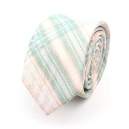 Men's Check Stripe 6cm Tie 100% Cotton Neckties Gift For Man Plaid Series Wedding Party Gift Accessories Women's Anime Tie