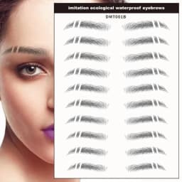 6D Eyebrow Tattoo Sticker Waterproof Eyebrow Templates Tools Cosmetics Professional Makeup Eye Brow Shaper Eyebrows Sticker