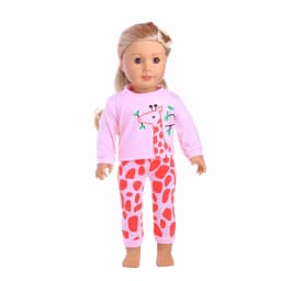 15 Styles Pajamas & Nightgown Cute Pattern Fit 18 Inch American Doll & 43Cm Baby Doll For Generation Accessories Girl's Toy
