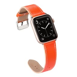 Leather band for apple watch series 6 se 5 4 3 7 watchband bracelet correa apple watch band 44mm 42mm 40mm 38mm 41mm 45mm strap
