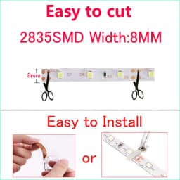 Waterproof 12V LED Strip Light 60 LED/m Warm White Flexible LED Strip Light 1m 2m 3m 4m 5m Replacement for 5050 RGB Black PCB