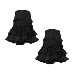 Gothic Retro Black Detachable Sleeve Fake Cuffs Multi Layer Lace Patchwork Princess Sweater Decorative Wristband Dropshipping