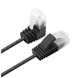 Superfine Ultra Slim Cat6 Ethernet Cable RJ45 Right Left Up Down 90 Degree Angle UTP Network Patch Cord Cat6a Lan Cable 0.25m-3m
