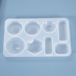 Crystal Epoxy Resin Mold Geometric Earring Ear Pendant Casting Silicone Mould DIY Crafts Jewelry Making Tools