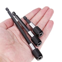 1/4 Inch Hex Shank Quick Release Screwdriver Bit Holder Extension Bar 60mm 100mm 150mm