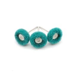 100pcs Jewelry Grinding Buffing Wheel 22mm Scouring Pad Polishing Steel Wire Brush Drill Rotary Tool Accessories