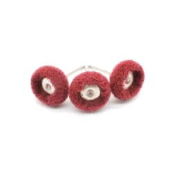 100pcs Jewelry Grinding Buffing Wheel 22mm Scouring Pad Polishing Steel Wire Brush Drill Rotary Tool Accessories