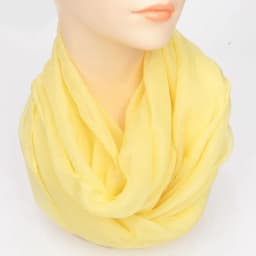 Spring Autumn Chiffon Hedging Bib Pure Color Wild Neck Scarf Women's Soft Light Breathable Decorative Beach Sunscreen Gauze D62