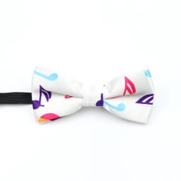 Men's Music Theme Bow Ties Polyester Parent-Child Bowtie Set Piano Stave Guitar Star Pattern Mens Party Prom Cravat Accessory