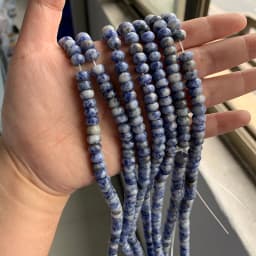 High Quality Natural Stone Bead Rondelle Shape Loose Spacer Abacus Quartz Beads For Handmade Jewelry Bracelet Necklace DIY