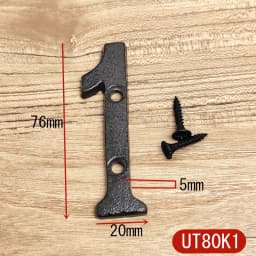 Metal Letters House Numbers Retro 3D Sign Cafe Wall Creative Cast Iron Decoration Doorplate Digital Arabic Furniture Hardware