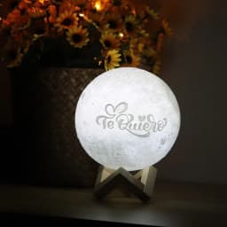 Customized Photo/Text Moon Lamp personalized Rechargeable Night Light Holiday valentine mother's day Kids friends gift
