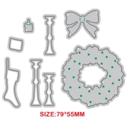 New Arrival Christmas Fireplace Frame Metal Cutting Dies for 2021 DIY Scrapbooking Greeting Cards Making Decor Crafts  Stencil