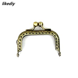 20 Pcs/Lot 6.5 CM Antique Bronze/Silver Square Shape Embossing Mini Tiny Metal Purse Frame DIY Kiss Clasp Lock Bag Accessory