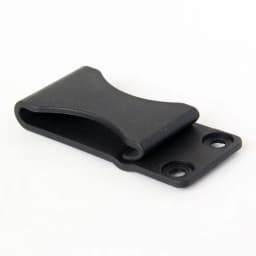 QingGear Black Kydex Holster Sheath Belt Clip Loop with Screws (Pack of 2) Tool Parts DIY Accessory