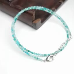 Natural Crystal quartz agate tourmaline Stone 2-3mm Cutting beads Mini necklaces Bracelet are suitable for men and women gifts