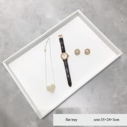 Classic White PU Leather Necklace Ring Earring Holder Jewelry Tray Series Jewelry Disply Jewellery Organizer Box