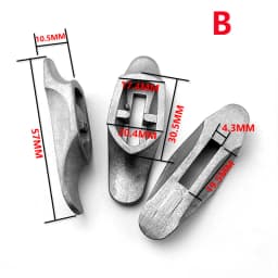1Piece 430 Stainless Steel Knife Guard Head for DIY Knife Making Handle Bolster DIY Knife Accessories