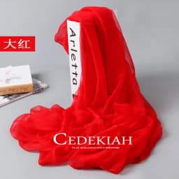 Korean Solid Transparent Chiffon Travel Holiday Beach Towel Sunscreen Shawl Female Summer Air Conditioning Ice Silk Scarf M10