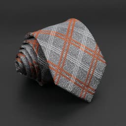 New Men's Classic Plaid Tie Luxury Stripe 8cm Jacquard Necktie All-Match Cravat For Business Wedding Party Daily Wear Accessory