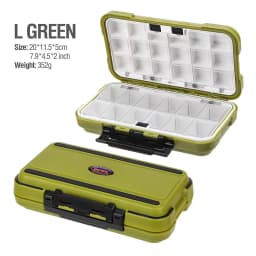 Waterproof Fishing Tackle Box Hooks Lures Accessories Box For Fishing Tool Storage Box Doublex Sided Carp Fishing Goods Boxes