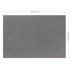 6PCS 1.5mm Thick 30X20CM Material For Holster Sheath Making DIY Carbon Fiber Pattern Thermoform Sheet