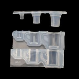 1 Set Real Mini Milk Bottle Goblet Cup Silicone Mold Epoxy Resin Molds Jewelry Tools
