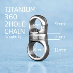 Real Titanium Keyring Spin Rotation For Key Ring Holder Stainless Steel Copper EDC Car Keychain Accessories Buckle Male Gift