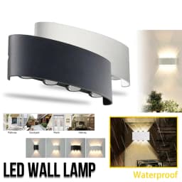 IP65 Led Wall Lamp Waterproof Interior Wall Light AC110V 220V Lndoor Outdoor Lighting For Living Room Bedroom Stairs Home Decor