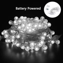 3M 6M 11M Crystal ball LED String Fairy Lights USB/Battery Powered Waterproof Holiday Garland Lights For Outdoor Christmas