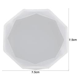 Round Square Rectangle Shape Coaster Base Silicone Mold Resin Molds Epoxy UV DIY Resin Craft Home Decoration Handmade Tools
