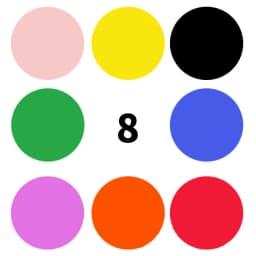 500 Pcs/Roll Chroma Labels Stickers Color Code Dot Labels Stickers 1 Inch Round Red, ,Yellow,Blue,Pink,Black,Stationery Stickers